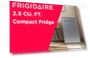 Превью 2.5 cu ft Compact Refrigerator with Freezer, Stainless Steel — Mini Fridges, Frigidaire