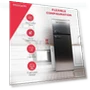 Thumbnail 2 Door Apartment Size Refrigerator Freezer Combo, 7.5 cu ft, Stainless Steel — Cooling Solutions, Frigidaire