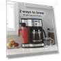 Thumbnail 2-Way 12 Cup Programmable Drip Coffee Maker & Single Serve Machine — Coffee Makers, Hamilton Beach