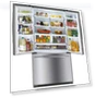 Thumbnail French Door Non-Dispenser Refrigerator, 26.1 Cu.Ft, Stainless Steel — Cooling Solutions, Winia