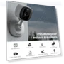 Thumbnail 2K Home Security Camera with Color Night Vision, White Light, Siren — Cameras & Monitors