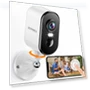 Thumbnail 360° Pan Rotating 2K Wireless Outdoor Security Camera with AI Motion Detection — Smart Home Security, ZEEPORTE SECURITY