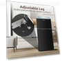 Превью Mini Fridge with Freezer, 2 Door Small Refrigerator, 3.2 CU.FT — Mini Fridges, BANGSON