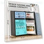 Thumbnail 3.2 Cu.Ft Mini Refrigerator with Freezer, Double Door Compact Fridge — Mini Fridges, Antarctic Star