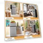 Превью 4.5 Cu.Ft Mini Fridge with Freezer, 2 Doors, Adjustable Shelves — Mini Fridges, Manastin