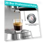 Превью 20 Bar Espresso Machine with Steam Milk Frother — Coffee & Espresso Combos, CASABREWS