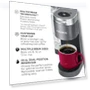 Thumbnail Single Serve K-Cup Pod Coffee Maker, MultiStream Technology, 4 Brew Sizes, Gray — Single-Cup Coffee Makers, Keurig