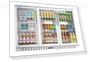 Thumbnail Triple Door Refrigerator, Stainless Steel, 11.3 Cubic Feet — Drink Coolers, KoolMore