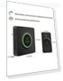 Thumbnail Wireless Doorbell with 1300 Feet Range, 56 Melodies & Waterproof Design — Push Buttons, AVANTEK