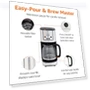 Thumbnail Drip Coffee Maker 12 Cup with Carafe and Reusable Filter, Stainless Steel — Coffee Makers, Amazon Basics