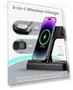 Thumbnail 3 in 1 Wireless Charging Station for iPhone, Apple Watch, AirPods — Charging Solutions, GETPALS