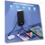 Превью Portable Charger 33800mAh USB C Power Bank with Built-in Cables & AC Wall Plug — Charging Solutions