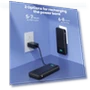 Превью Portable Charger 33800mAh USB C Power Bank with Built-in Cables & AC Wall Plug — Charging Solutions