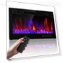 Thumbnail 36" Electric Fireplace Insert with Remote Control, 12 Flame Colors, Slim Black Design — Electric Heating Solutions, RealSmart