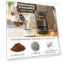 Превью Automatic 5-Cup Brew & Drip Coffee Maker with Reusable Filter — Coffee Makers, Elite Gourmet