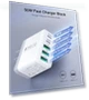 Thumbnail 50W 5-Port USB C Wall Charger Fast Charging Block — Charging Solutions, BOVICAS