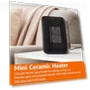 Thumbnail Ceramic Space Heater with 3 Heat Settings, Temperature Control — Portable Heating Solutions, Amazon Basics