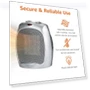 Thumbnail Ceramic Space Heater, Portable Heater for Indoor Use — Portable Heating Solutions, Amazon Basics