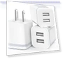 Превью Dual Port USB Wall Charger 3-Pack — Charging Solutions, LUOATIP