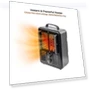 Превью Electric Portable Space Heater with Adjustable Thermostat — Portable Heating Solutions, Comfort Zone