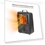 Превью Portable Electric Space Heater with Adjustable Thermostat, 1500W — Portable Heating Solutions, Comfort Zone