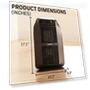 Превью Ceramic Space Heater with Digital Controls and Programmable Thermostat — Portable Heating Solutions, Honeywell