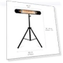 Превью Infrared Electric Patio Heater - 1500W Indoor/Outdoor Portable Heater — Patio Heaters, Briza