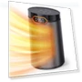 Thumbnail Portable Electric Space Heater with Thermostat & 24H Timer — Portable Heating Solutions, BREEZOME