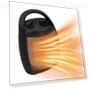 Thumbnail Portable Ceramic Space Heater with Fan - 1500W, 200 Sq Ft Coverage — Portable Heating Solutions, Lutntc