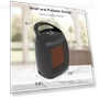 Превью Portable Ceramic Space Heater with Thermostat & Remote Control — Home Climate Control, JIBUFI