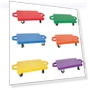 Thumbnail 16" Scooters Set of 6 with Non-Marring Casters for PE Class — Electric Vehicles, S&S Worldwide