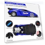 Thumbnail 360° Rotating RC Deformation Robot Car Toy with LED Light — Interactive Figures & Robots, KKONES