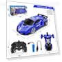 Thumbnail 360° Rotating RC Deformation Robot Car Toy with LED Light — Interactive Figures & Robots, KKONES