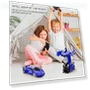 Thumbnail 360° Rotating RC Deformation Robot Car Toy with LED Light — Interactive Figures & Robots, KKONES