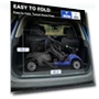 Thumbnail 4 Wheel Compact Foldable Electric Mobility Scooter with Lights and Basket — Mobility Scooters, WheelWavi