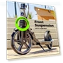 Thumbnail Big Wheel Kick Scooter for Kids, Teens, and Adults - Foldable, Adjustable Height with Hand Brake — Push Scooters, AERO MOBILITY