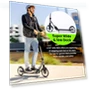 Thumbnail Big Wheel Kick Scooter for Kids, Teens, and Adults - Foldable, Adjustable Height with Hand Brake — Push Scooters, AERO MOBILITY