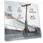 Превью Electric Scooter, 350W/500W Motor, 12-28 Miles Range, 16-21 MPH, Solid Tires, for Adults and Teens — Electric Self-Balancing Scooters, VOLPAM