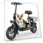 Thumbnail Electric Scooter with Large Middle Basket, 550W Motor, Foldable Design — Electric Self-Balancing Scooters, Gyroor