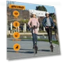 Превью Electric Scooter with Seat 10" Off Road Pneumatic Tires Long Range Motorized e-Scooter — Electric Vehicles, IENYRID