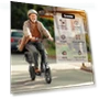 Превью Electric Scooter with Seat, 21 Miles Long Range & 15.6 MPH Top Speed, 12" Pneumatic Tire, Dual Suspensions — Electric Vehicles, iScooter