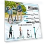 Thumbnail Foldable Kick Scooter with Double Braking System for Teens and Adults — Push Scooters