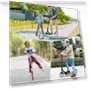 Thumbnail Foldable Kick Scooter with Double Braking System for Teens and Adults — Push Scooters