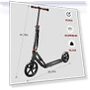 Thumbnail Folding Adjustable Adult Scooter with Big Wheels — Push Scooters, LEEYV