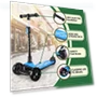 Превью 3 Wheel Kick Scooter for Kids with LED Light Wheels and Adjustable Height — Push Scooters, besrey