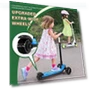 Превью 3 Wheel Kick Scooter for Kids with LED Light Wheels and Adjustable Height — Push Scooters, besrey