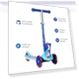 Превью 3 Wheeled Self-Balancing Kick Scooter for Kids with Light Up Wheels — Balance Bikes, Voyager