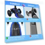 Thumbnail Kids Scooter with Light Up Wheels, Adjustable Handlebar for Ages 3-12 — Push Scooters, TONBUX