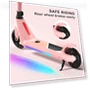 Превью Electric Scooter for Kids with Adjustable Speed and Height, Flash Wheel & Deck Lights — Balance Bikes, LINGTENG