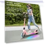 Превью Electric Scooter for Kids with Adjustable Speed and Height, Flash Wheel & Deck Lights — Balance Bikes, LINGTENG